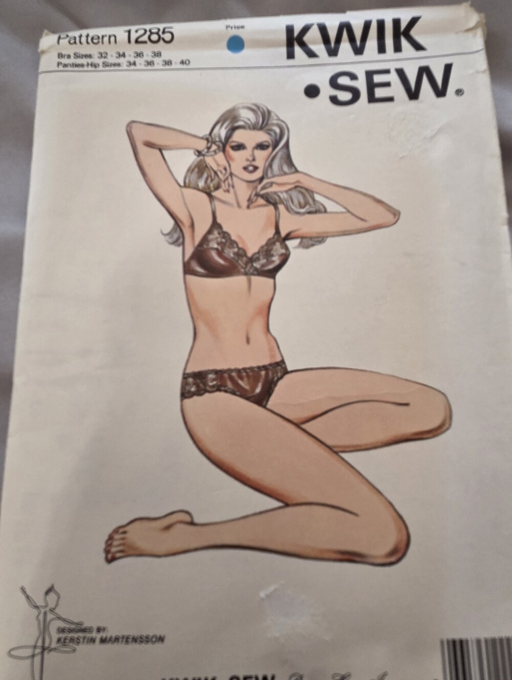 Kwik Sew Pattern 1285 Bra and Panties